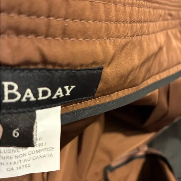 Elegant A-Line Skirt in Rich Brown - Picture 5 of 5